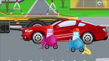 The Yellow Tow Truck helps Cars Friends | Service & Emergency Vehicles Cartoons for children Part 2