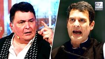 Shocking! Rishi Kapoor Calls Rahul Gandhi 