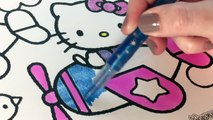 Hello Kitty Coloring Pages | Airplane Rides with Hello Kitty!