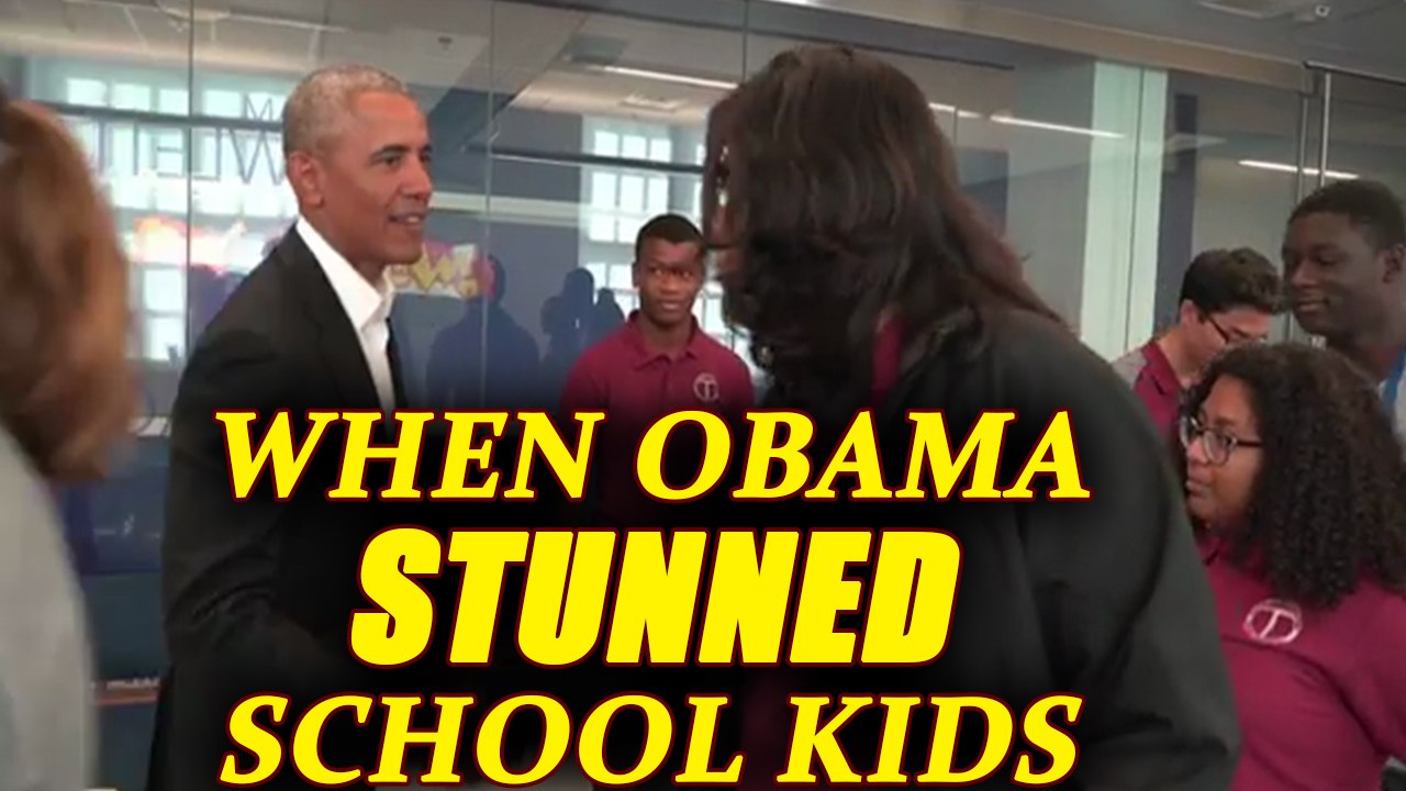 Barack Obama makes impromptu appearance at Washington DC school, stuns kids | Oneindia News