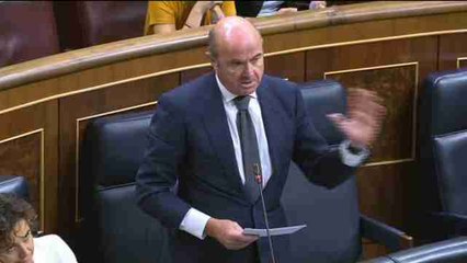 De Guindos dice que habrá mejores previsiones económicas en los PGE de 2018