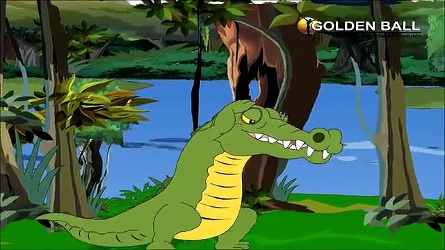 Bandar Aur Magarmach - Hindi Story For Children With Moral Song Story For Kids Cartoon Story