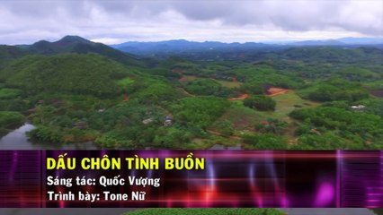 Dấu Chôn Tình Buồn (Karaoke Beat) - Tone Nữ