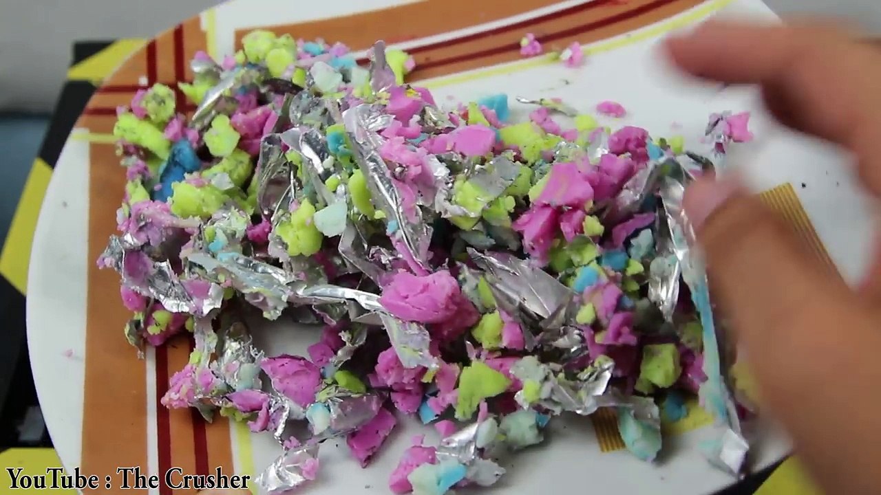 Experiment Shredding Lego Minecraft Diamond Axe And Toys | The Crusher