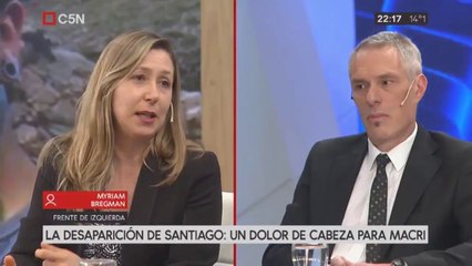 Myriam Bregman en C5N sobre la desaparición forzada de Santiago Maldonado