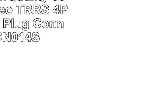 2PACK HighQuality 35mm 18 Stereo TRRS 4Pole Female Plug Connector CN014S