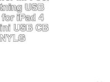 MaximalPower MFi Certified Lightning USB 1M Cable for iPad 4GAirAir 2mini USB CB IPLT