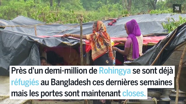 Des milliers de Rohingya bloqués à la frontière avec le Bangladesh