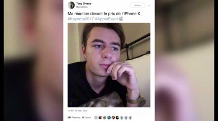 L'iPhone X à 1159 euros: la réaction des internautes est à la hauteur du prix