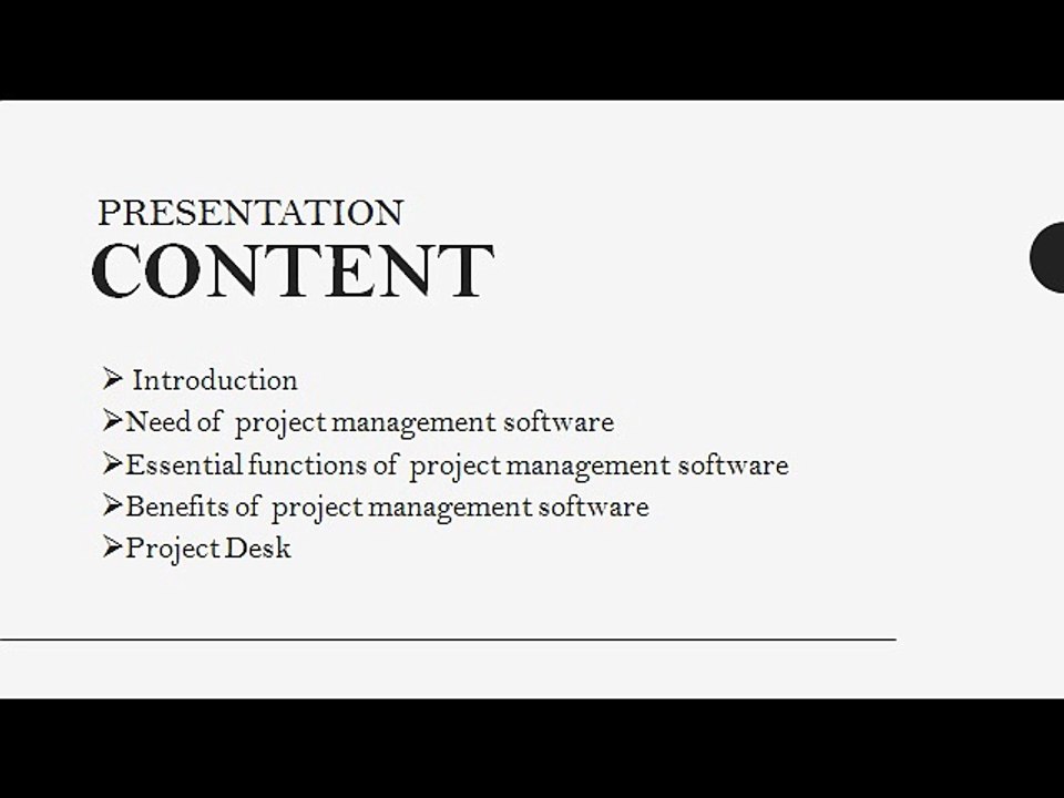 Project management software- For easy collaboration and effective management of projects