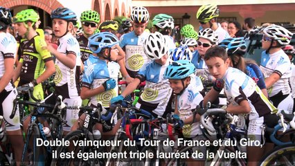 Cyclisme: l'Espagnol Contador fête la fin de sa carrière