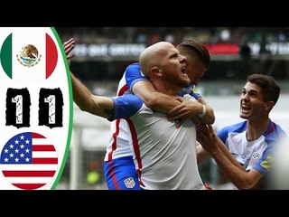 Mexico vs USA 1-1 - Highlights & Goals - 11 June 2017