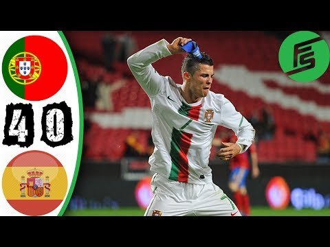 Portugal vs Spain 4-0 - Highlights & Goals - 17 Nov 2010