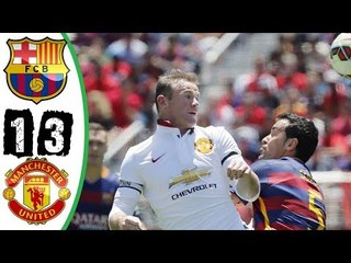 Barcelona vs Manchester United 1-3 - Highlights & Goals - 25 July 2015