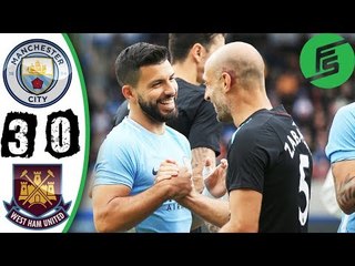 Manchester City vs West Ham 3-0 - Highlights & Goals - 04 August 2017