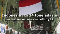 Indonesia envía 34 toneladas de ayuda humanitaria a los refugiados rohinyás