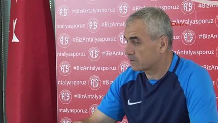 Antalyaspor Teknik Direktörü Çalımbay Kayseri'den İyi Skorla Dönmeliyiz