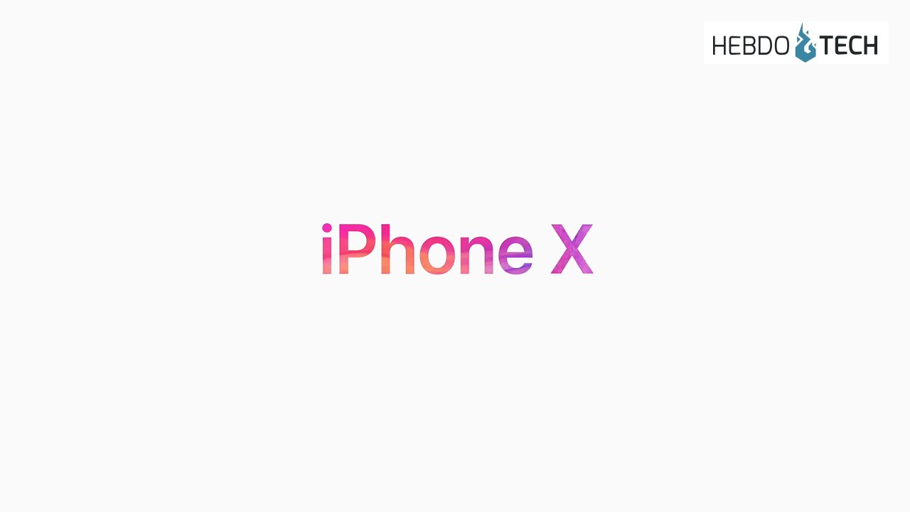 Voici l'iPhone X !