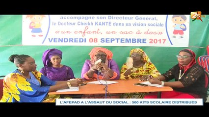 L'AFEPAD A L' ASSAUT : 500 KITS SCLOAIRES DISTRIBUÉS