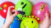 Finger Family Song with Insects Wet Balloons | Learn colours Nursery Rhymes songs for babies