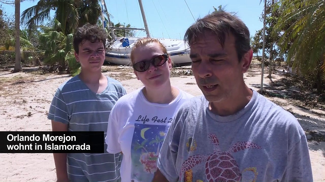 'Irma' hinterlässt Trümmer auf den Florida Keys