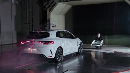 Nouvelle Renault MEGANE 4 RS Essais soufflerie aérodynamique
