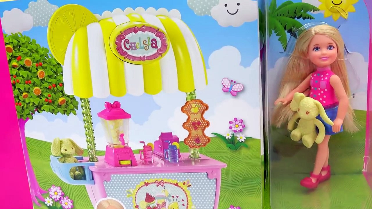 Barbie Little Sister Doll Chelsea Lemonade Stand Playset Toy Unboxing Video Cookieswirlc