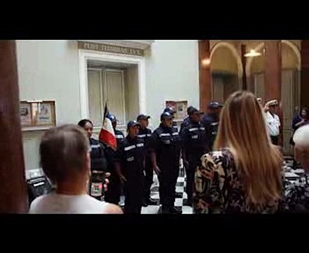 Rentrée en musique 2017 - Représentation des Cadets des marins pompiers au lycée Montgrand de Marseille