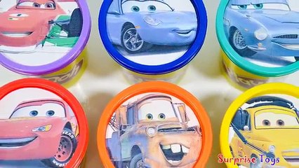 Download Video: Boîtes des voitures les couleurs Finlandais Apprendre foudre jouer baignoires Disney 2 doh mcqueen mater mcmissile surpr