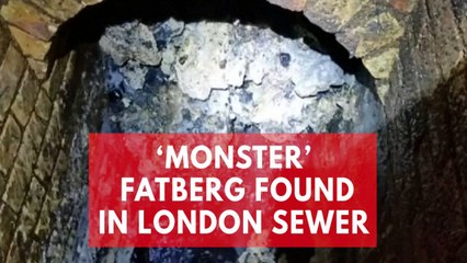 130-tonne fatberg found clogging east London sewer