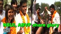 DUSU Election: NSUI, ABVP share glory