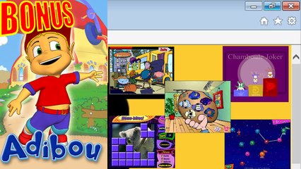 Let's play Adibou 3 - BONUS - Les jeux du CD Du pareil au même