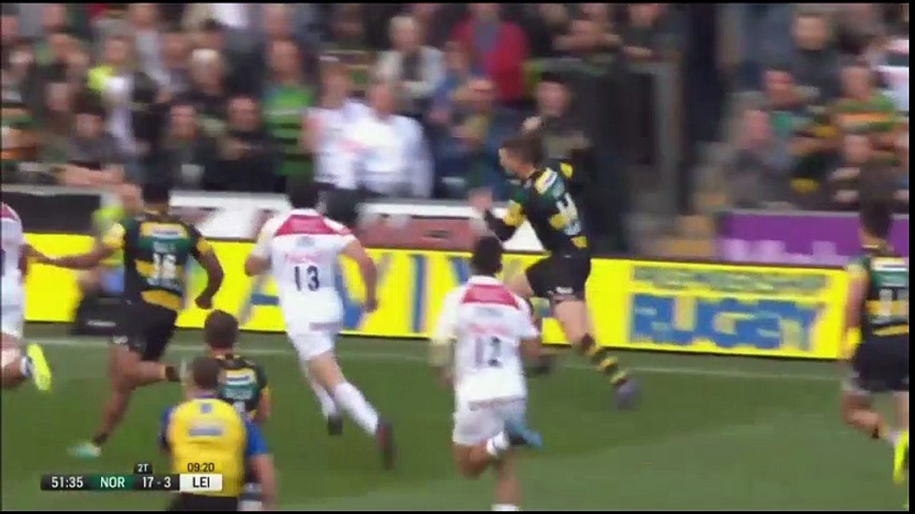 Dominic Ryan continue le match malgré son KO