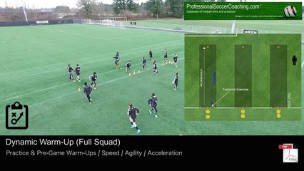 Dynamic Soccer Warm Up