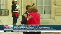 Masivas manifestaciones en Francia contra plan neoliberal de Macron
