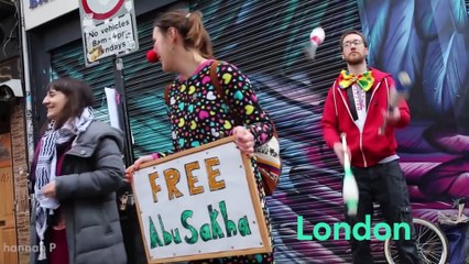 This Palestinian clown was in prison for 2 years