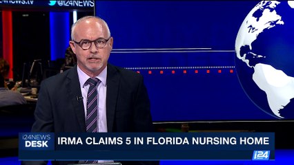 i24NEWS DESK | Irma claims 5 in Florida nursing home | Wednesday, September 13th 2017