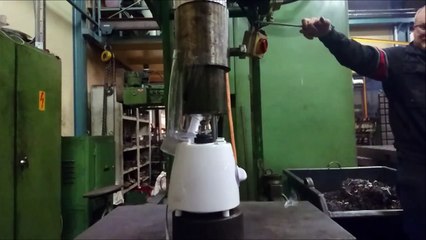 Can you crush blender or blend hydraulic press