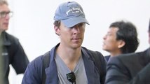 Stealthy Benedict Cumberbatch Nearly Goes Unnoticed at JFK