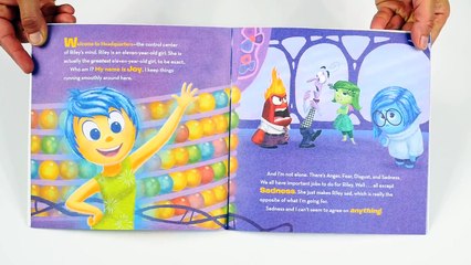 Inside Out Book - Charers and Stickers - Joy, Bing Bong, Fear, Rainbow Unicorn- Disney Pixar