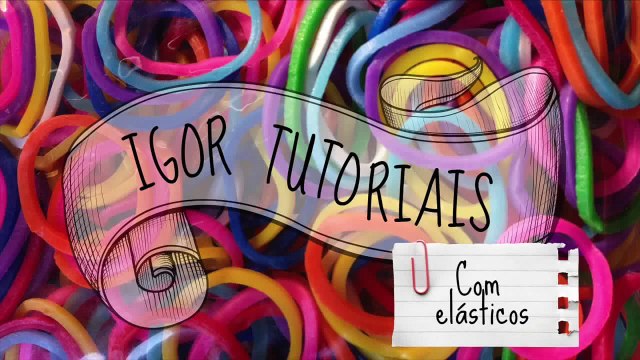 Como fazer pulseiras de elástico: Triple Falsa #LoomBands (sem tear)