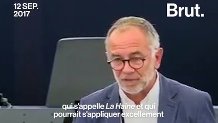 Un député européen cite "La Haine" pour évoquer le scandale des œufs contaminés