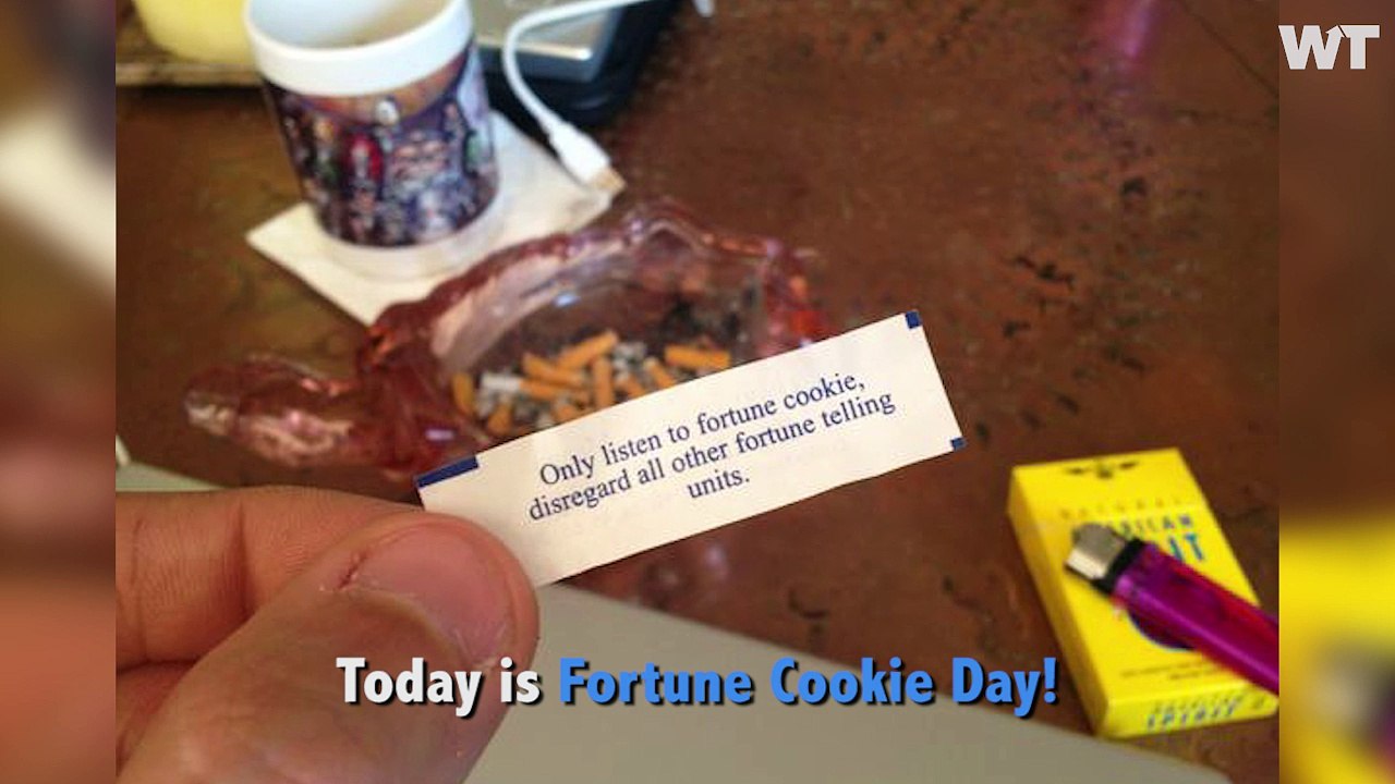 Today is FORTUNE COOKIE DAY!