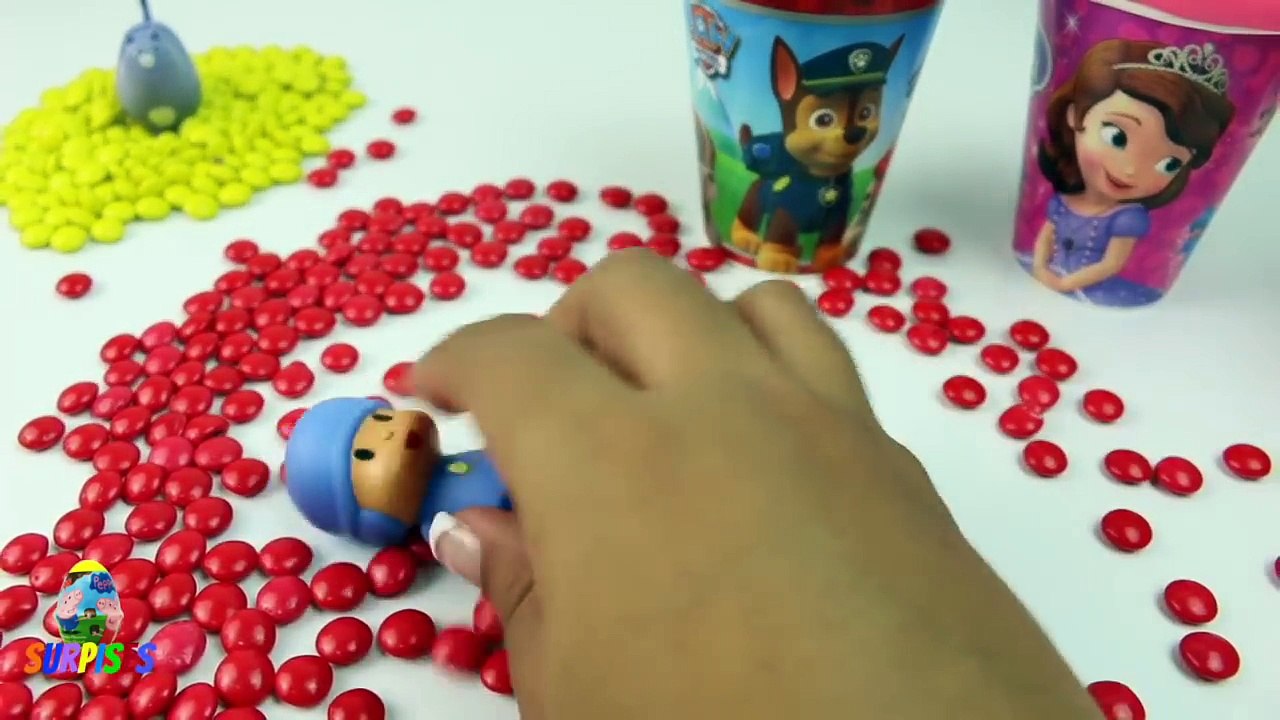 PATRULHA CANINA SURPRESAS COPO MÁGICO PINTINHO AMARELINHO POCOYO PAW PATROL KIDS TOYS EM PORTUGUES