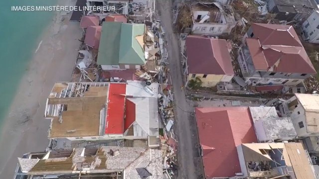 Drone footage captures Hurricane Irma destruction in Saint Martin