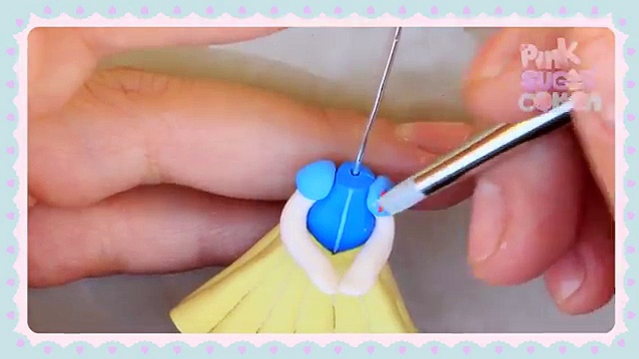 Argile Princesse neige tutoriel blanc Disney chibi