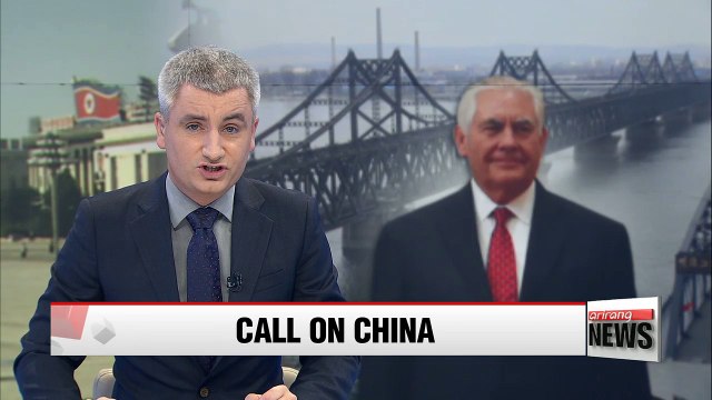 Tillerson presses China to cut its oil supply to North Korea
