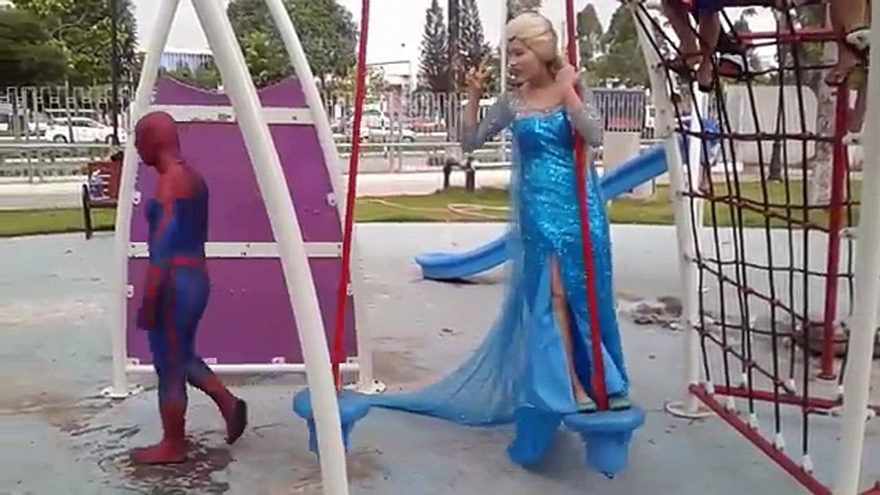 Spiderman Frozen Marvel Superhero Real Life