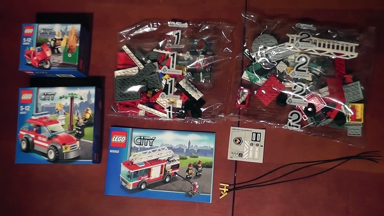 unboxing LEGO CITY 66448 SUPER PACK 3w1 60000 + 60001 + 60002 rozpakowanie
