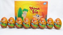 Huevos Kinder Sorpresa de Phineas y Ferb. Phineas and Ferb Surprise Eggs